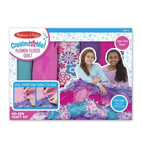 Created by Me! Flower Fleece Quilt