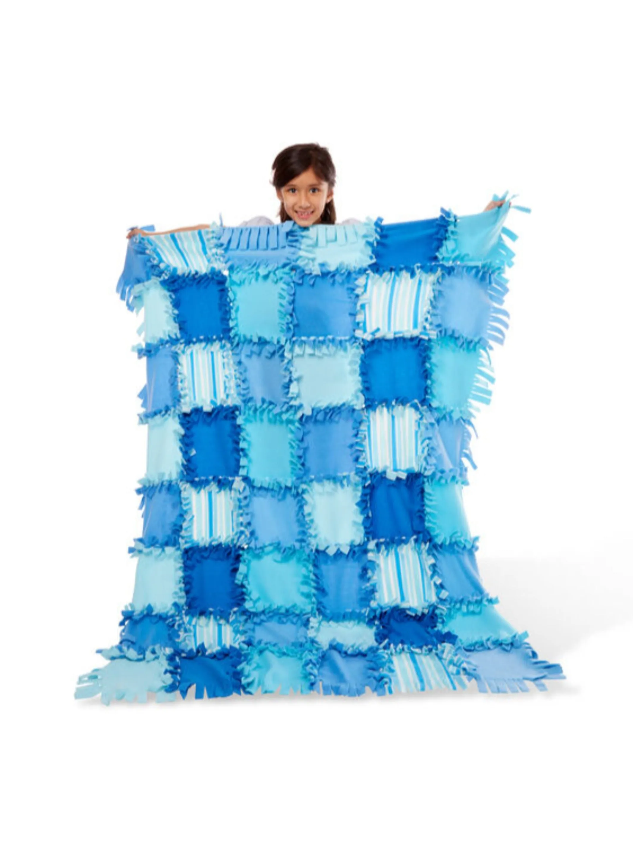 Created by Me - Striped Fleece Quilt