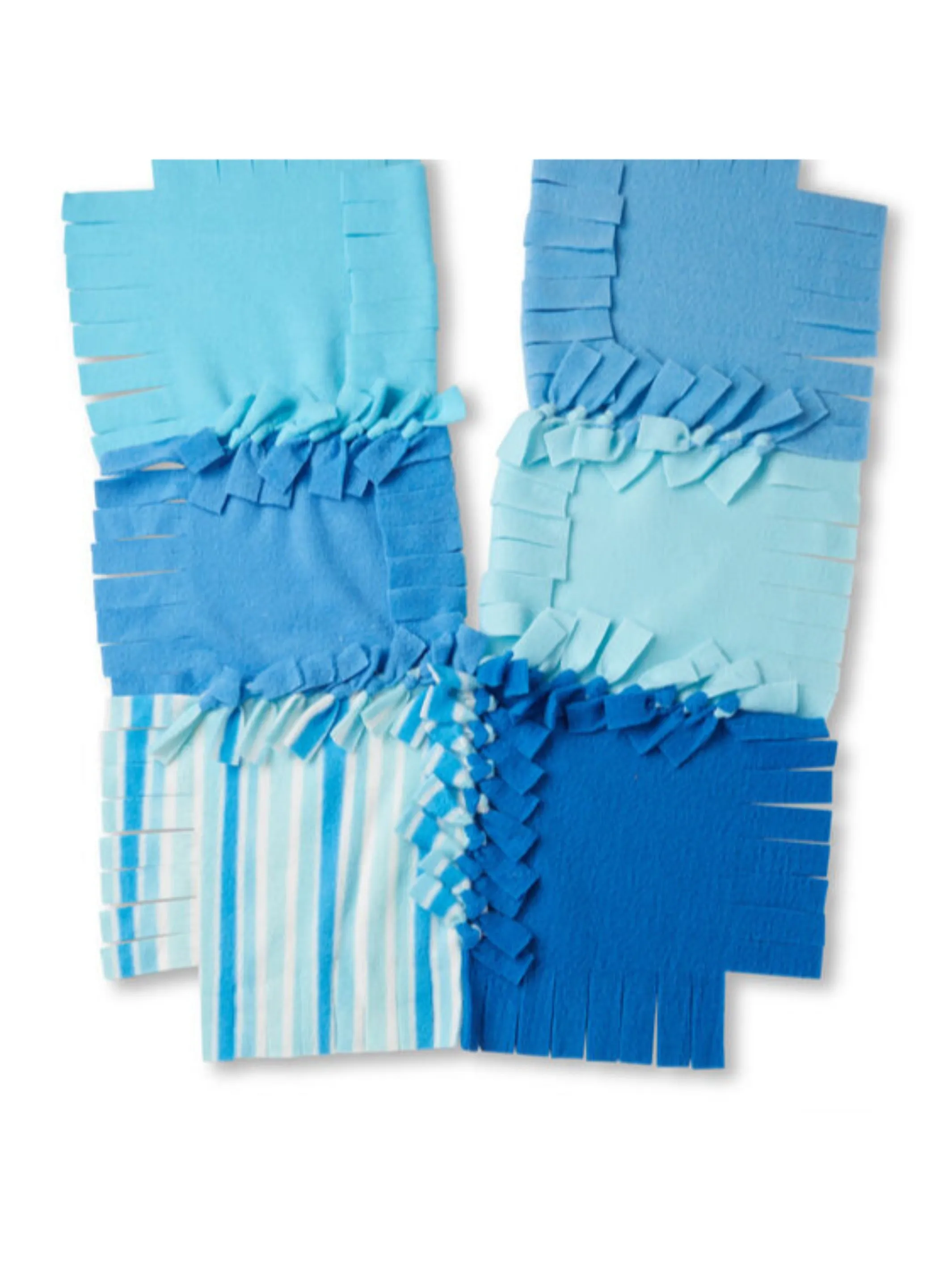 Created by Me - Striped Fleece Quilt
