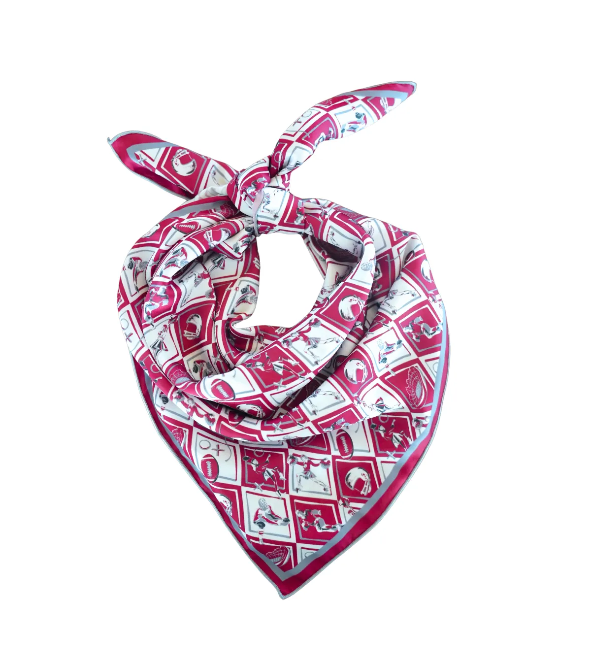 Crimson   Grey Checkerboard Gameday 24 - Wholesale