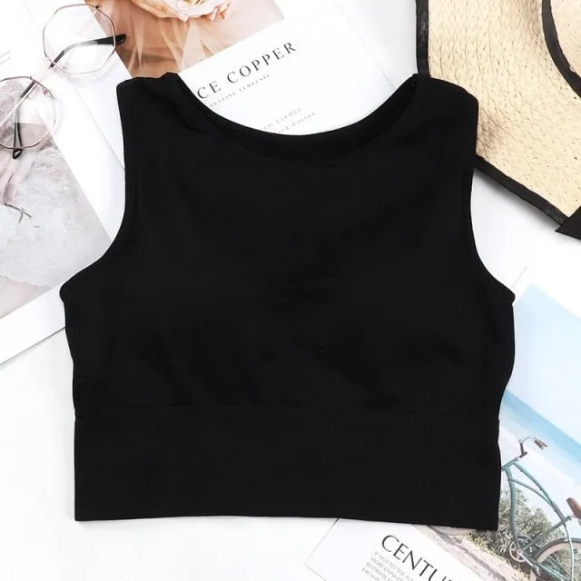 Crop Vest Women Sports Camis Top