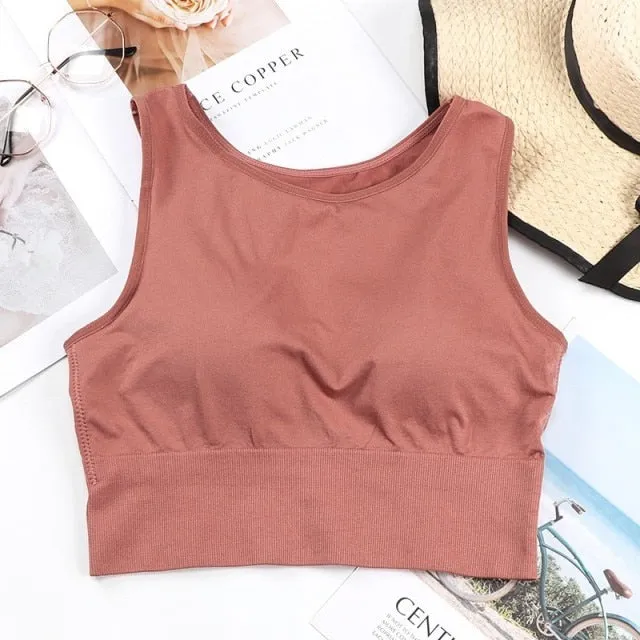 Crop Vest Women Sports Camis Top