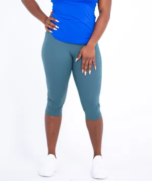 Cropped Pocket Legging | Jade