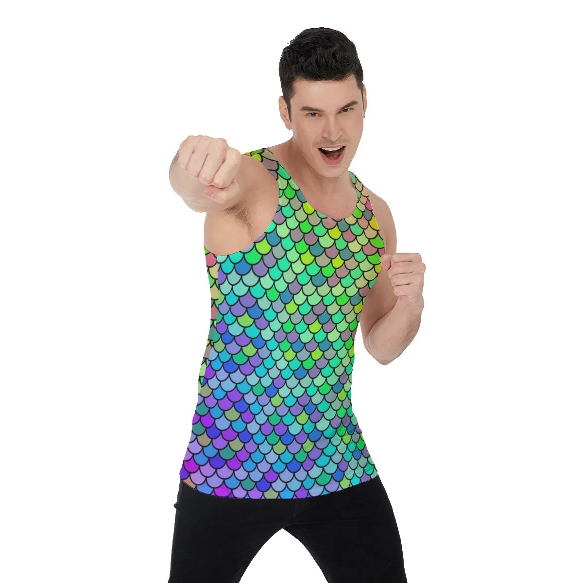 Crowd Mermers Men's Tank