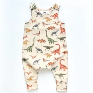 DINO DUNGAREE ROMPER