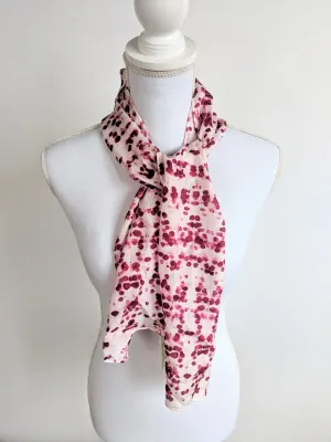 Dot to Do / Red Eco Print Scarf