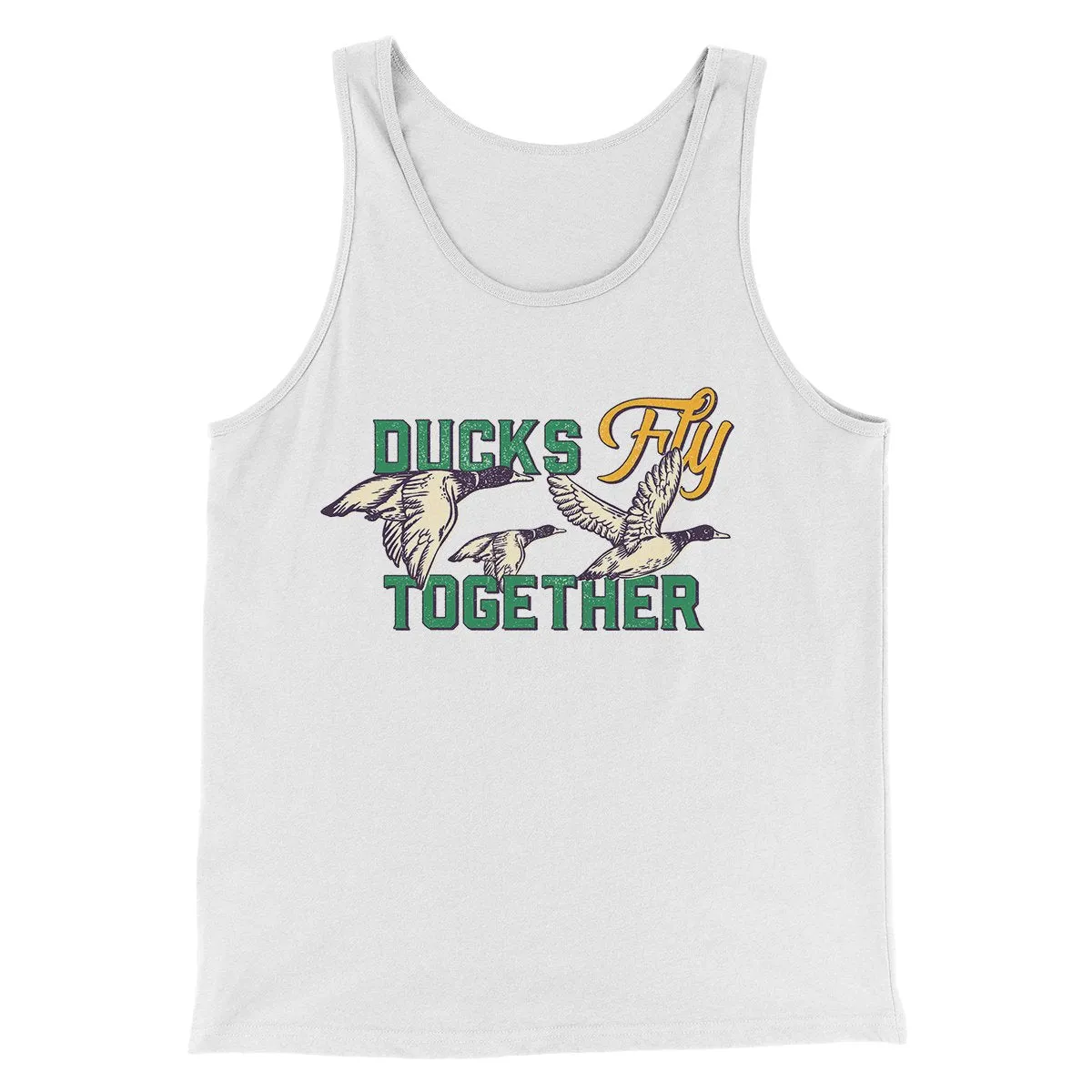 Ducks Fly Together Funny Movie Men/Unisex Tank Top