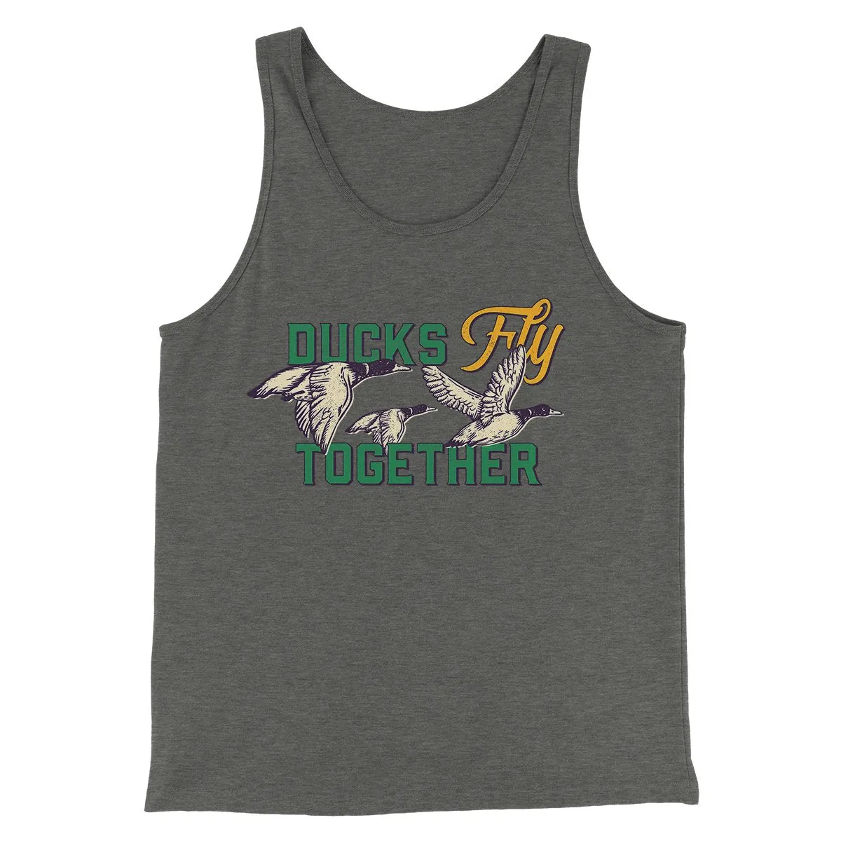 Ducks Fly Together Funny Movie Men/Unisex Tank Top