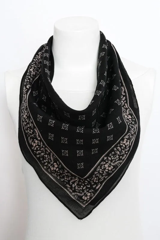 DUNE PRINTED HEAD SCARF