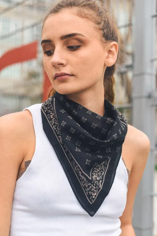 DUNE PRINTED HEAD SCARF