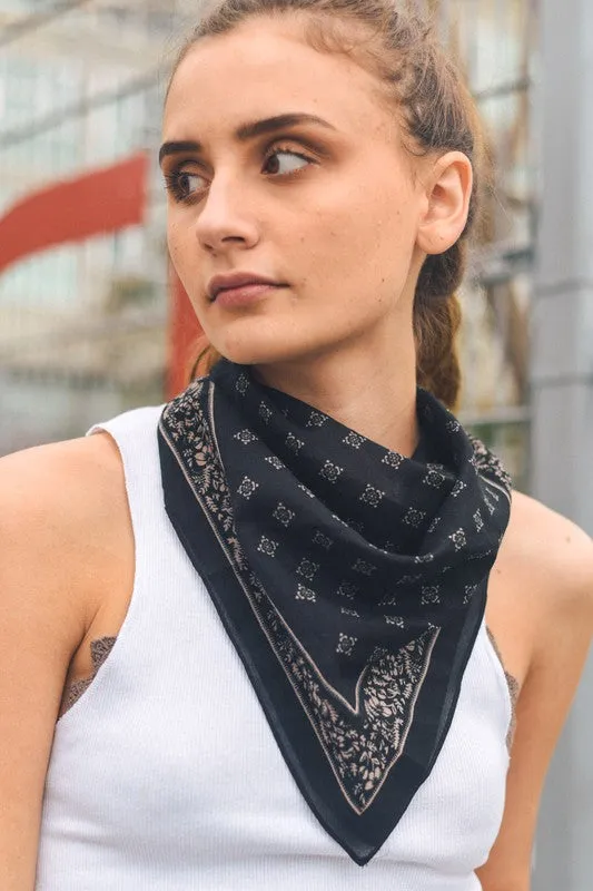 DUNE PRINTED HEAD SCARF