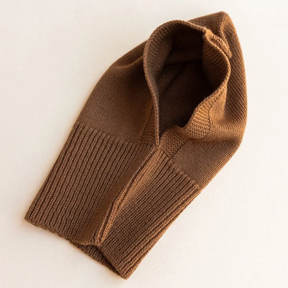 Eddy Merino Wool Balaclava (Chocolate)