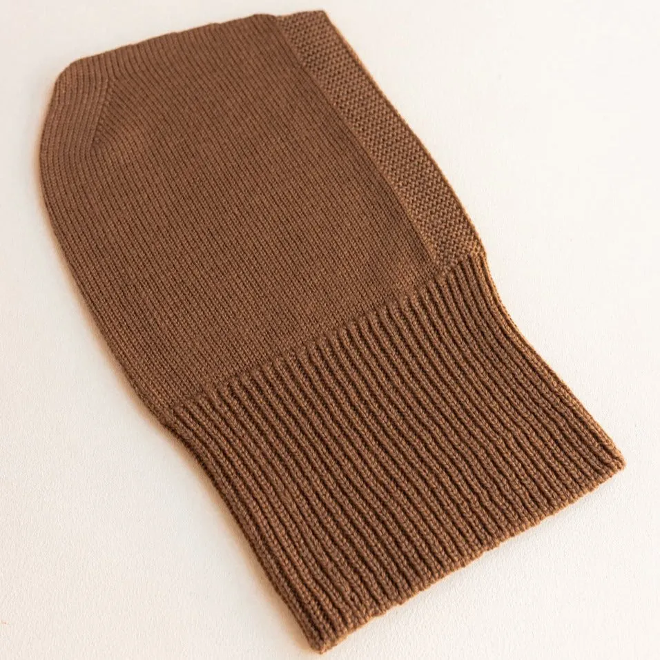 Eddy Merino Wool Balaclava (Chocolate)