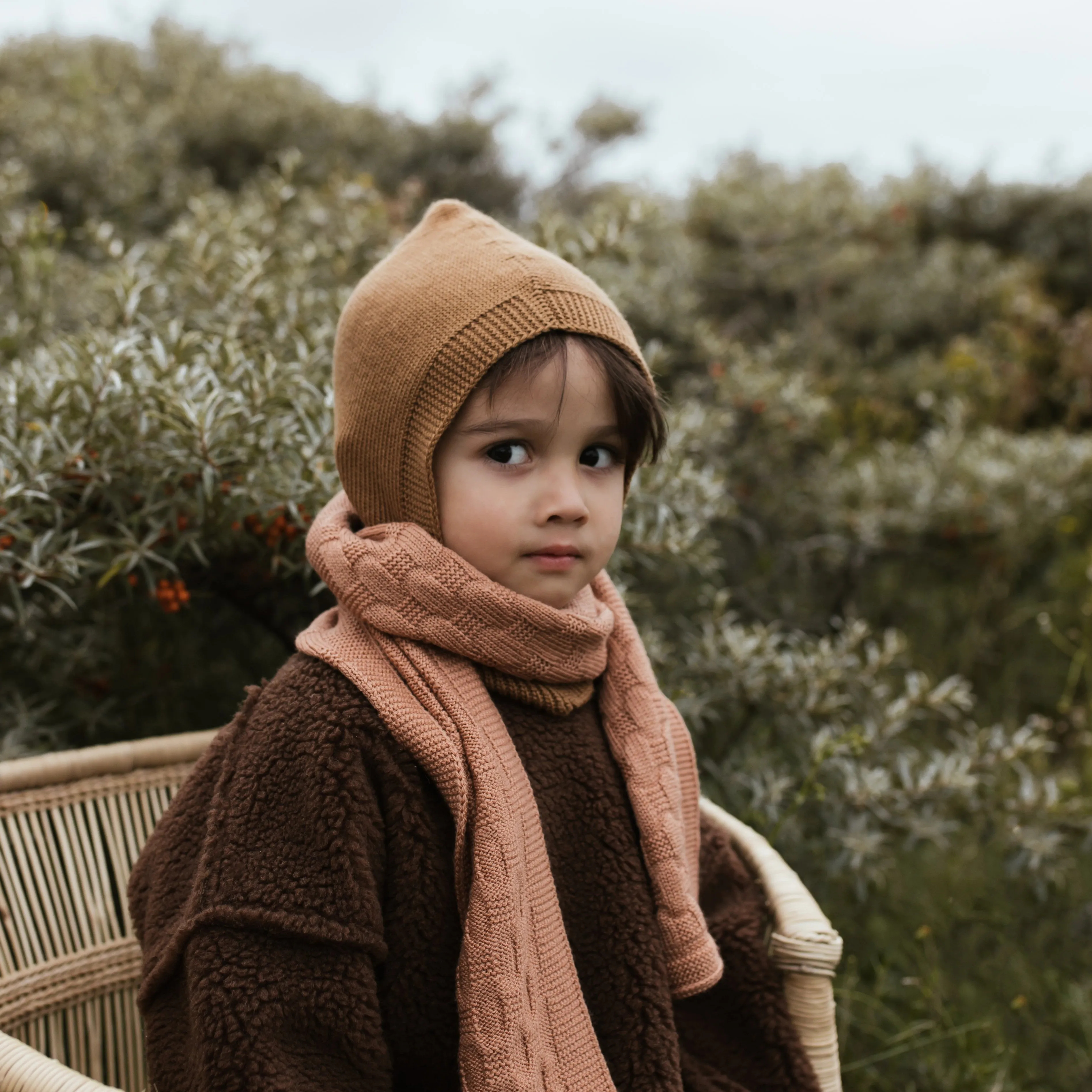 Eddy Merino Wool Balaclava (Chocolate)
