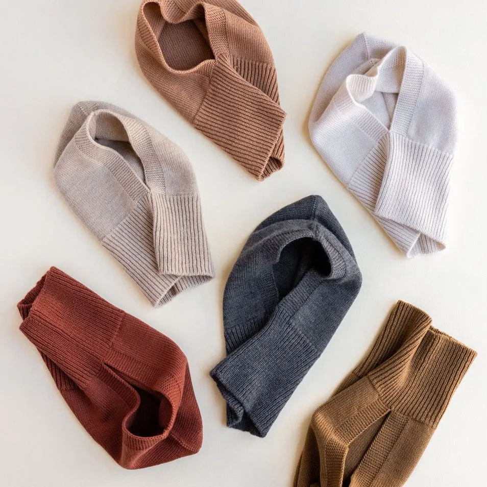 Eddy Merino Wool Balaclava (Chocolate)