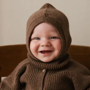 Eddy Merino Wool Balaclava (Mocha)