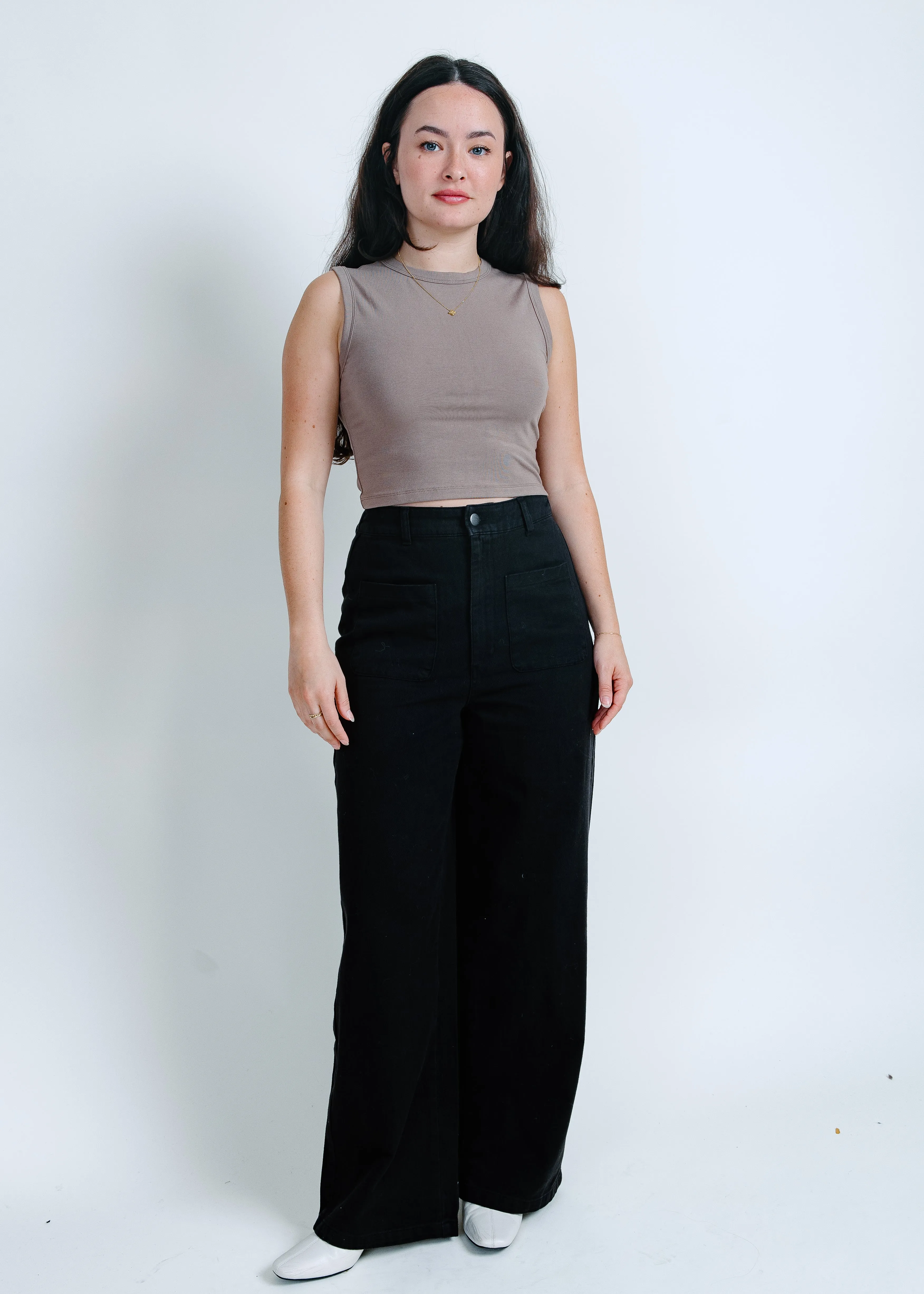 Ellen Tank- Taupe