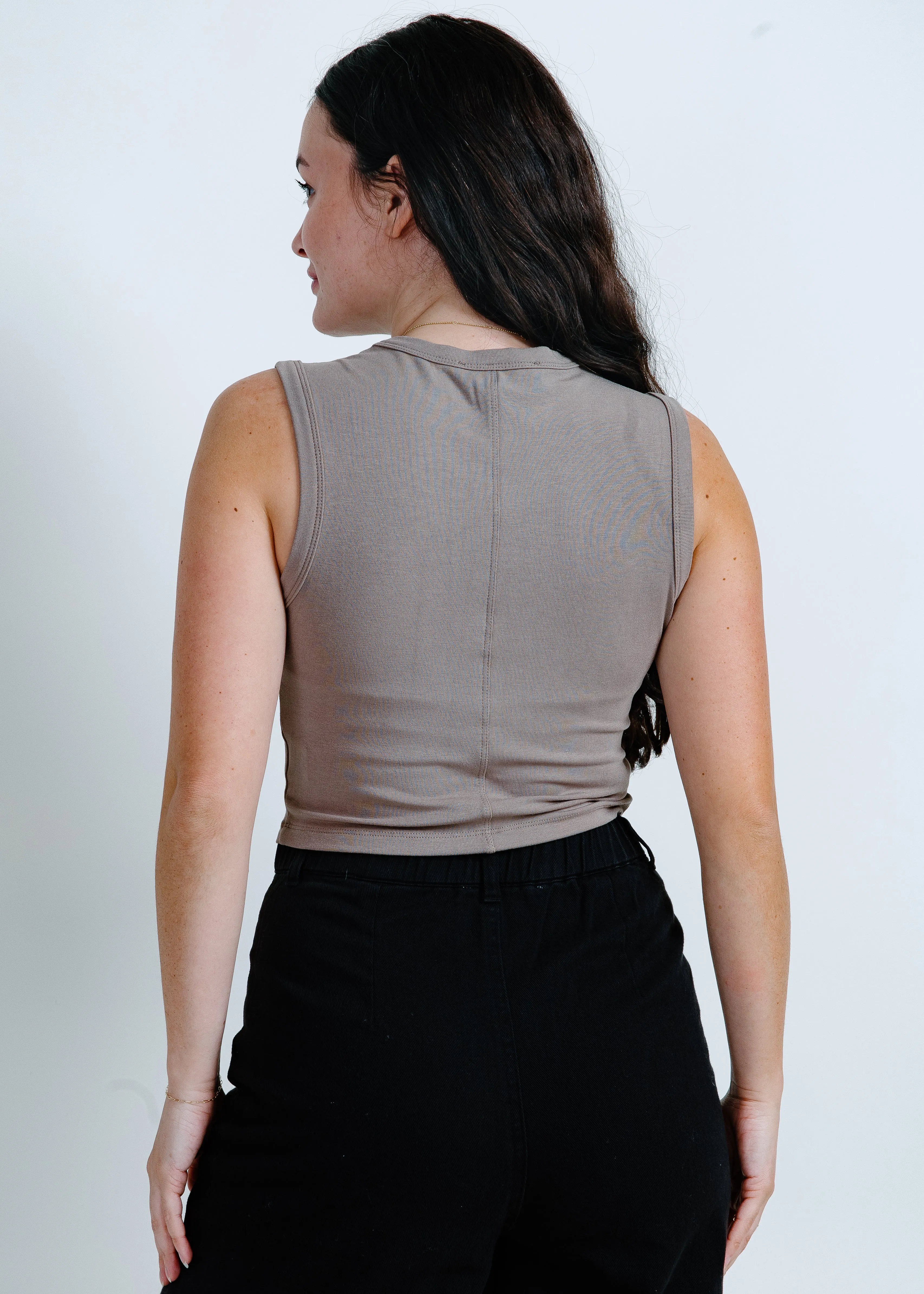 Ellen Tank- Taupe
