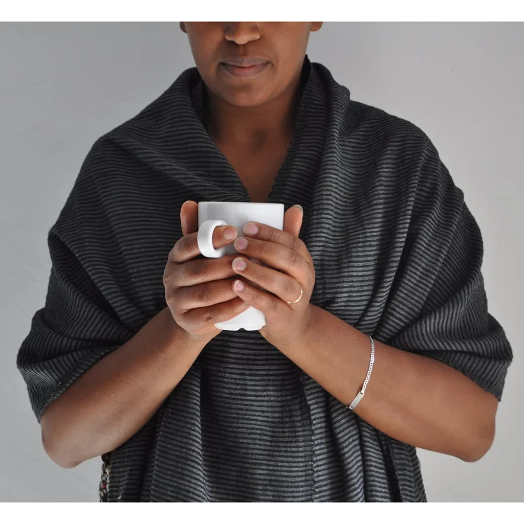 Ethiopian Stripe Wrap Scarf by SLATE   SALT