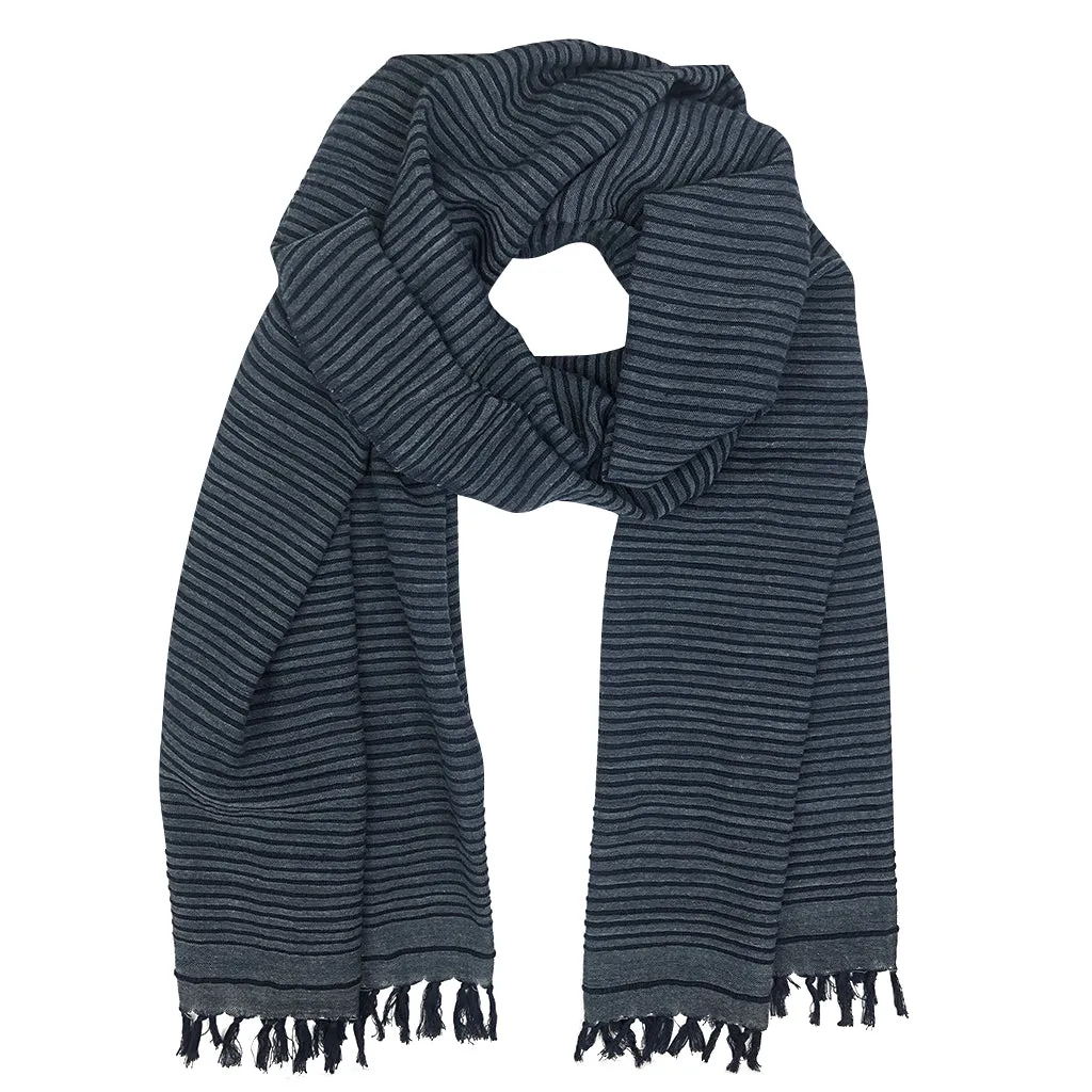 Ethiopian Stripe Wrap Scarf by SLATE   SALT