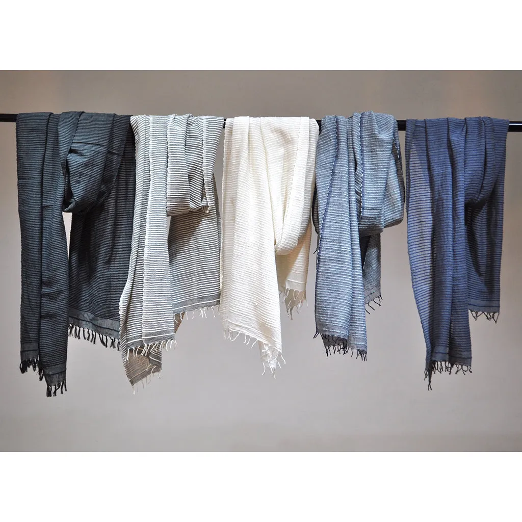 Ethiopian Stripe Wrap Scarf by SLATE   SALT