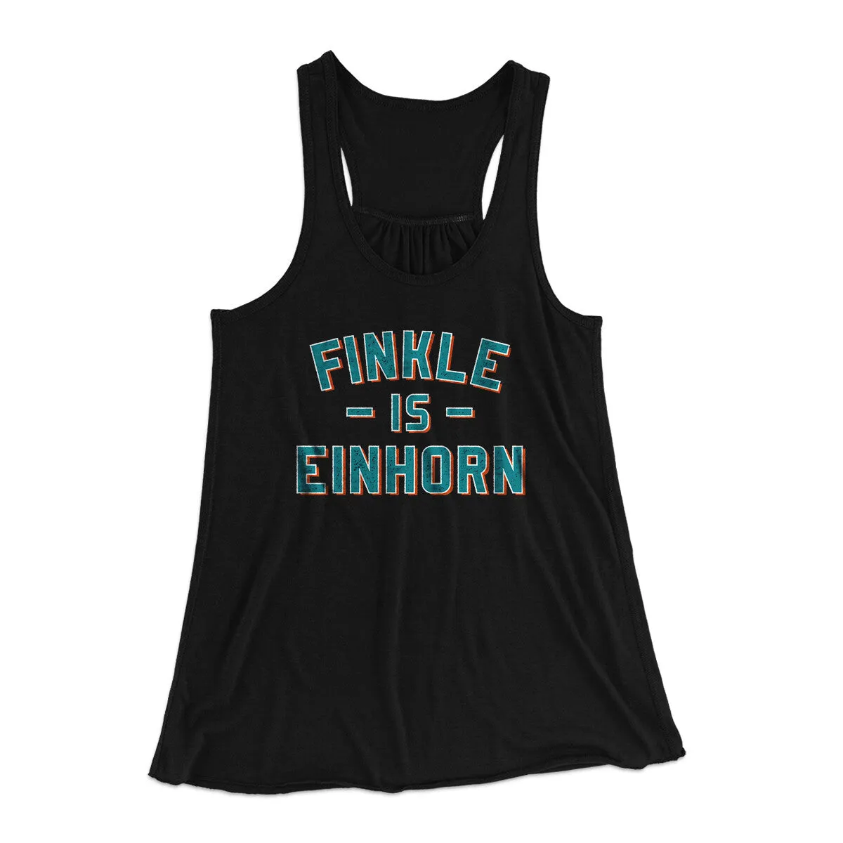 Finkle Is Einhorn Women's Flowey Racerback Tank Top