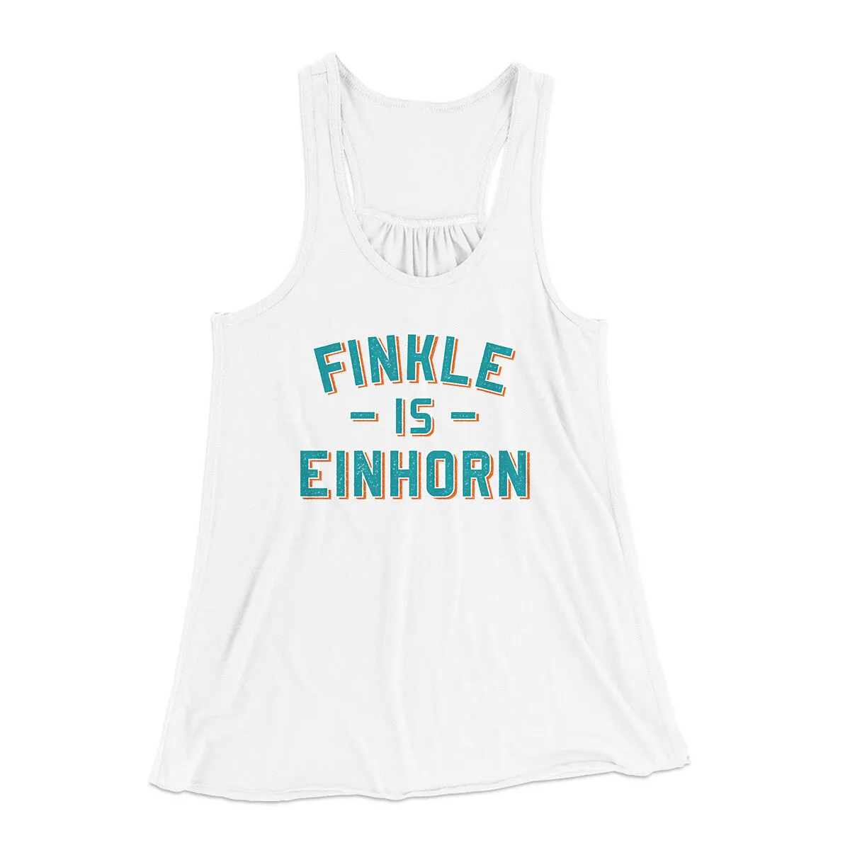 Finkle Is Einhorn Women's Flowey Racerback Tank Top