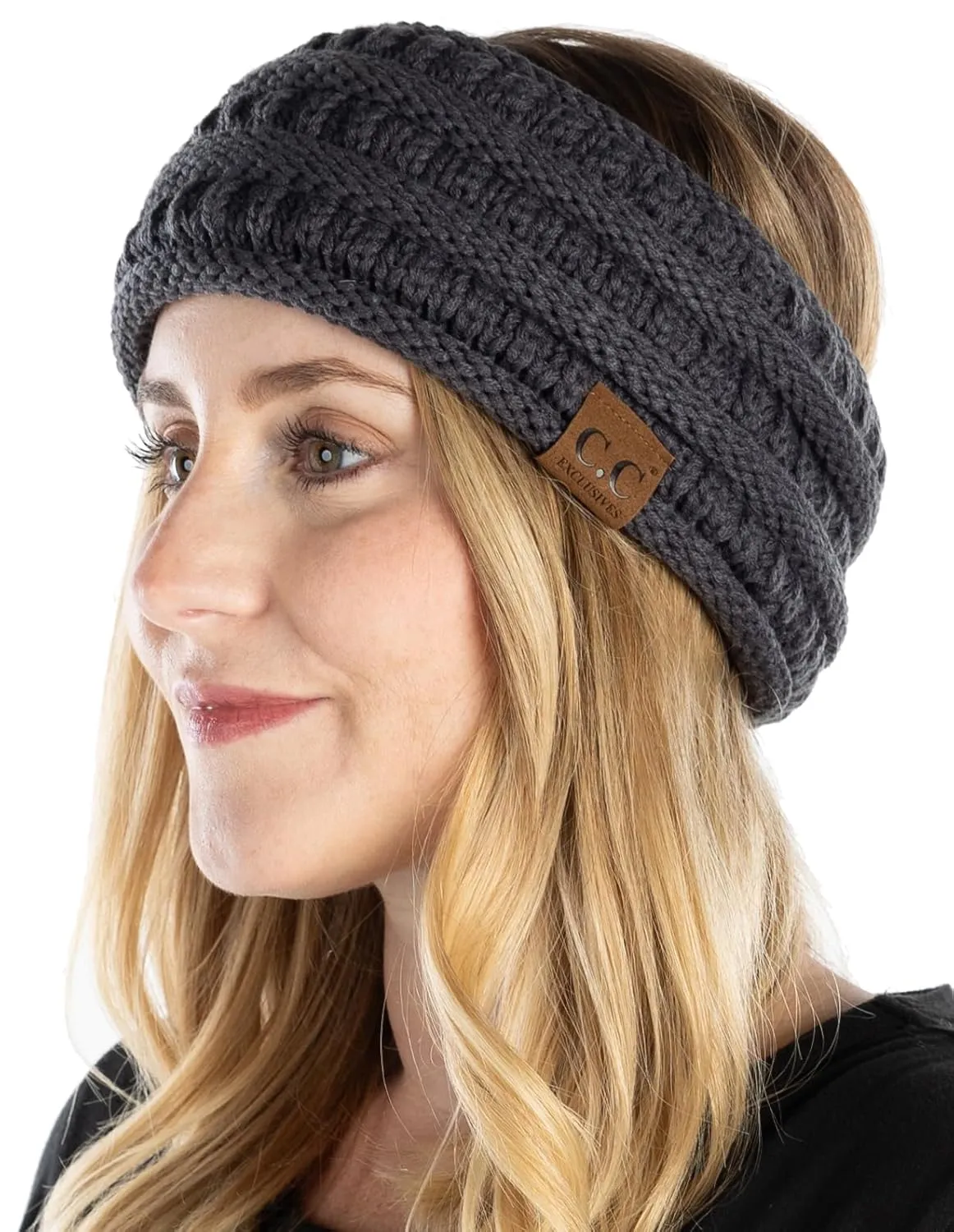 Fleece Lined Ponytail Headwrap