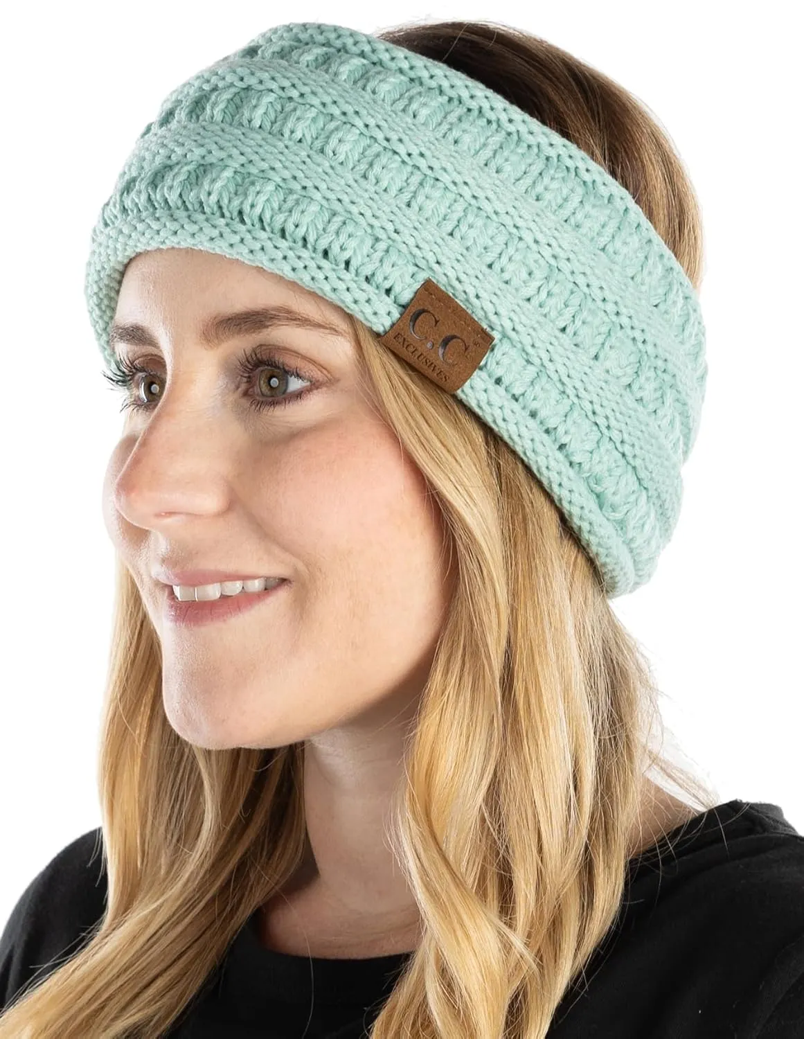 Fleece Lined Ponytail Headwrap
