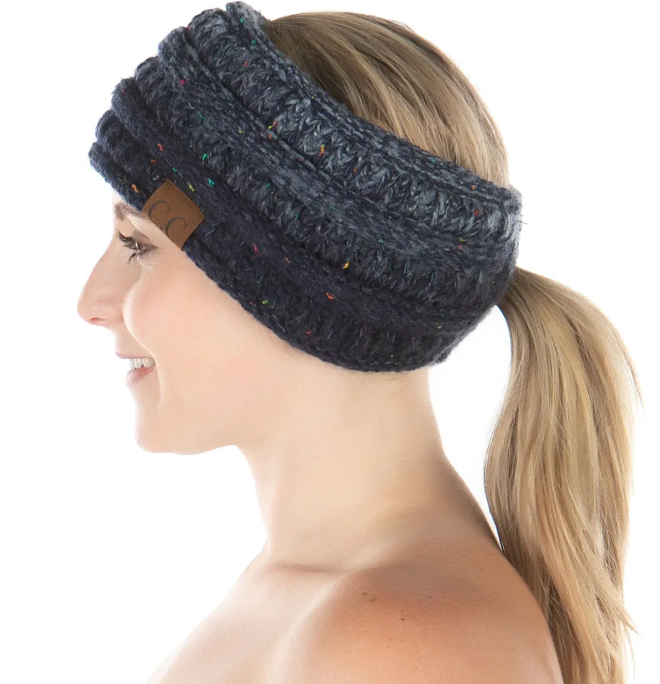 Fleece Lined Ponytail Headwrap
