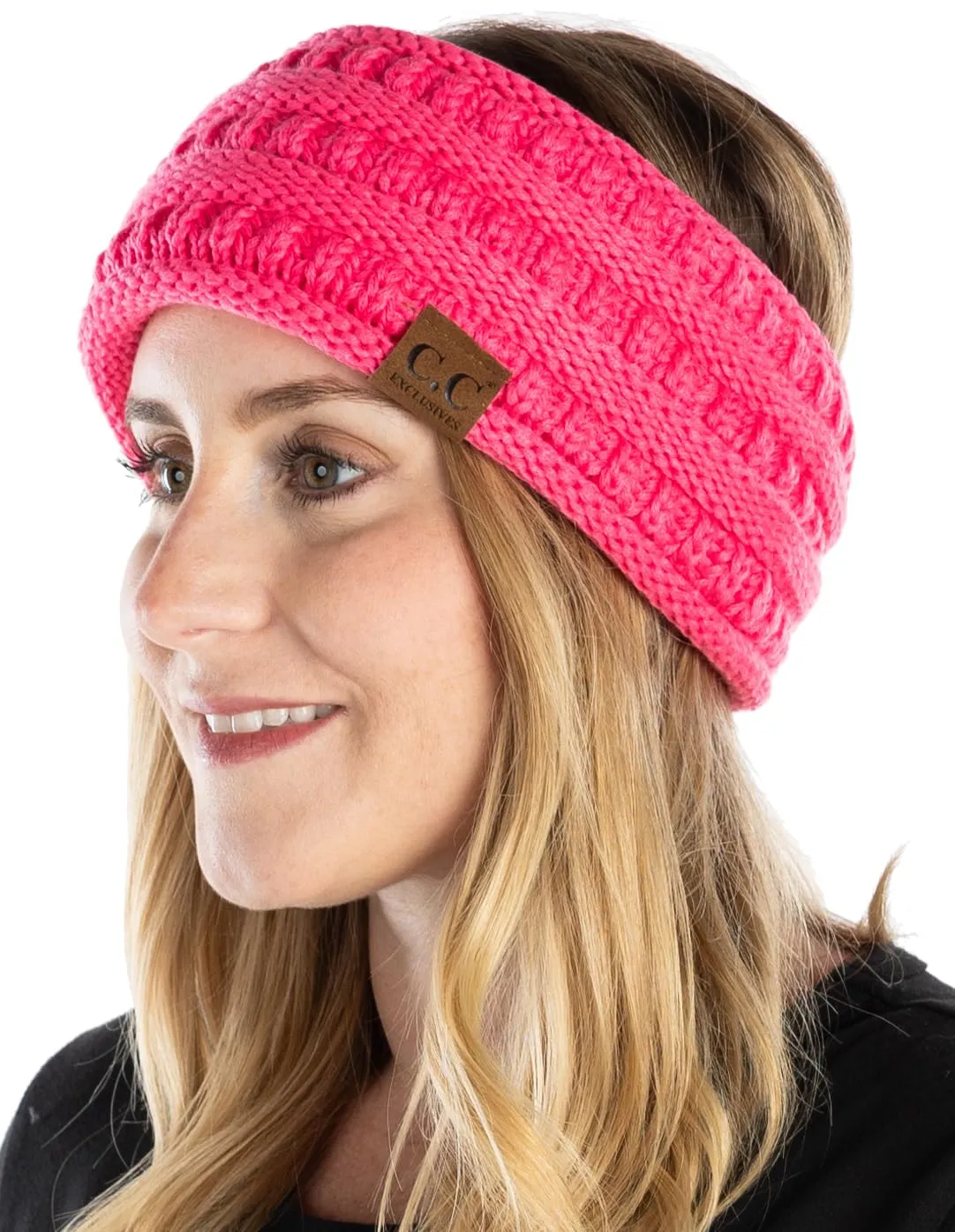 Fleece Lined Ponytail Headwrap