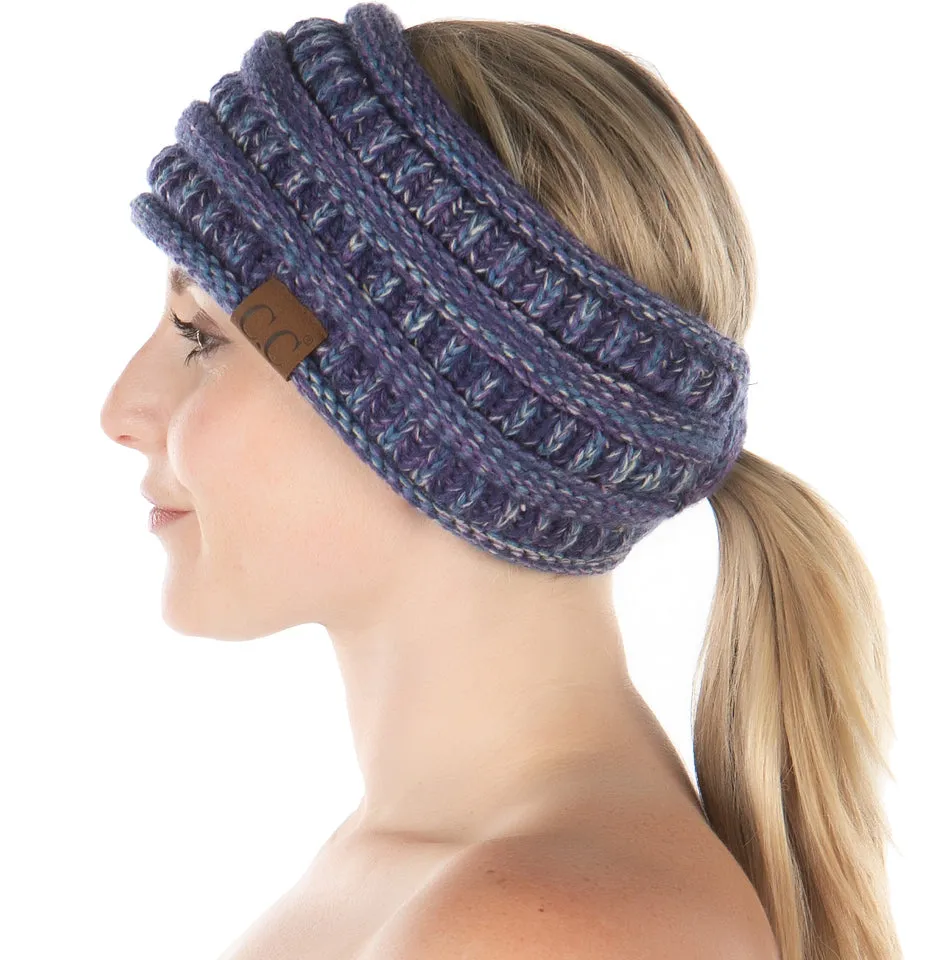 Fleece Lined Ponytail Headwrap