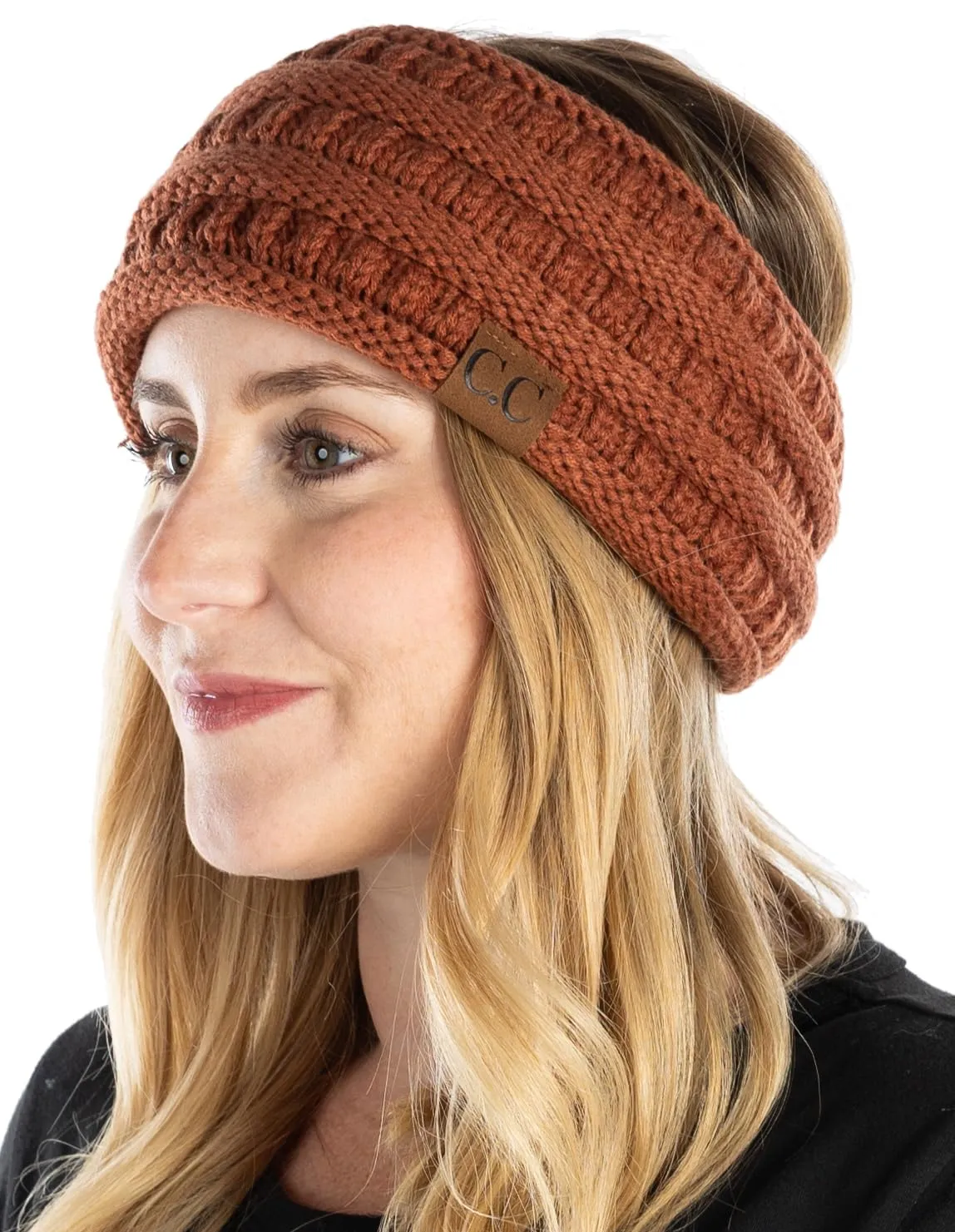 Fleece Lined Ponytail Headwrap