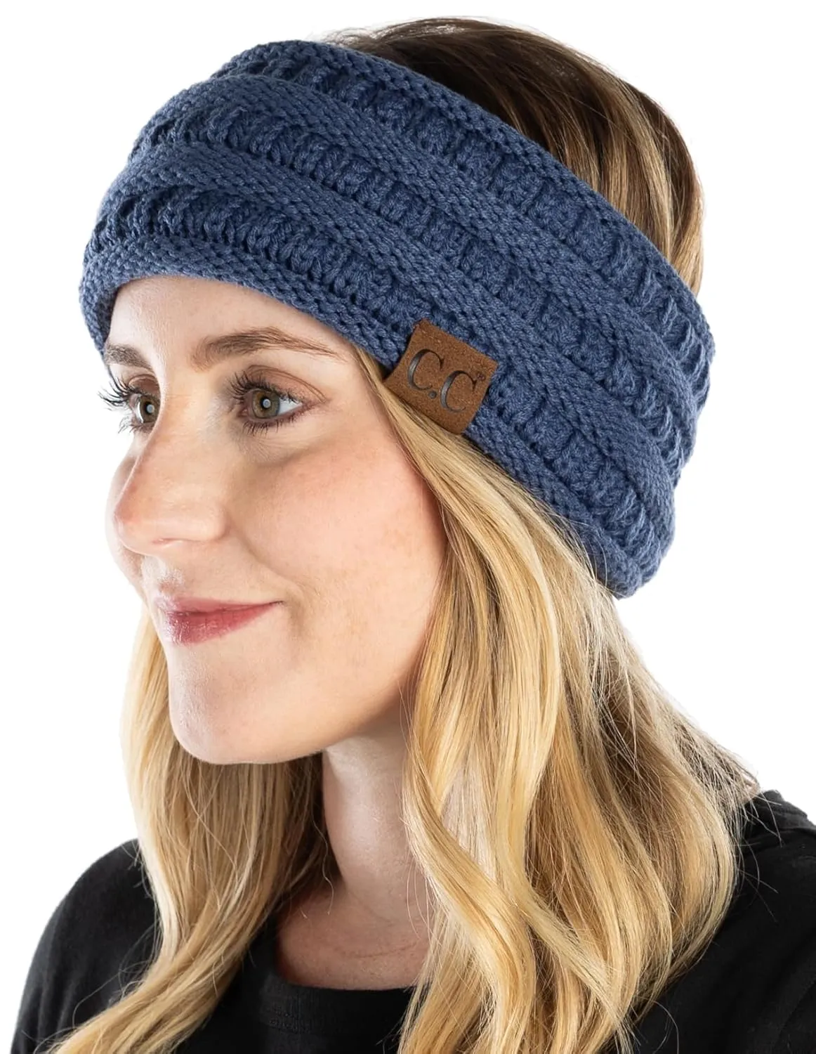 Fleece Lined Ponytail Headwrap