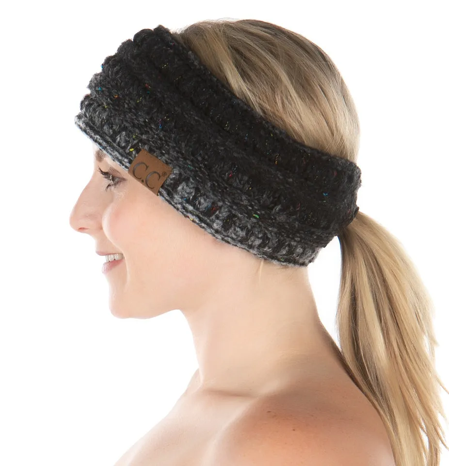 Fleece Lined Ponytail Headwrap