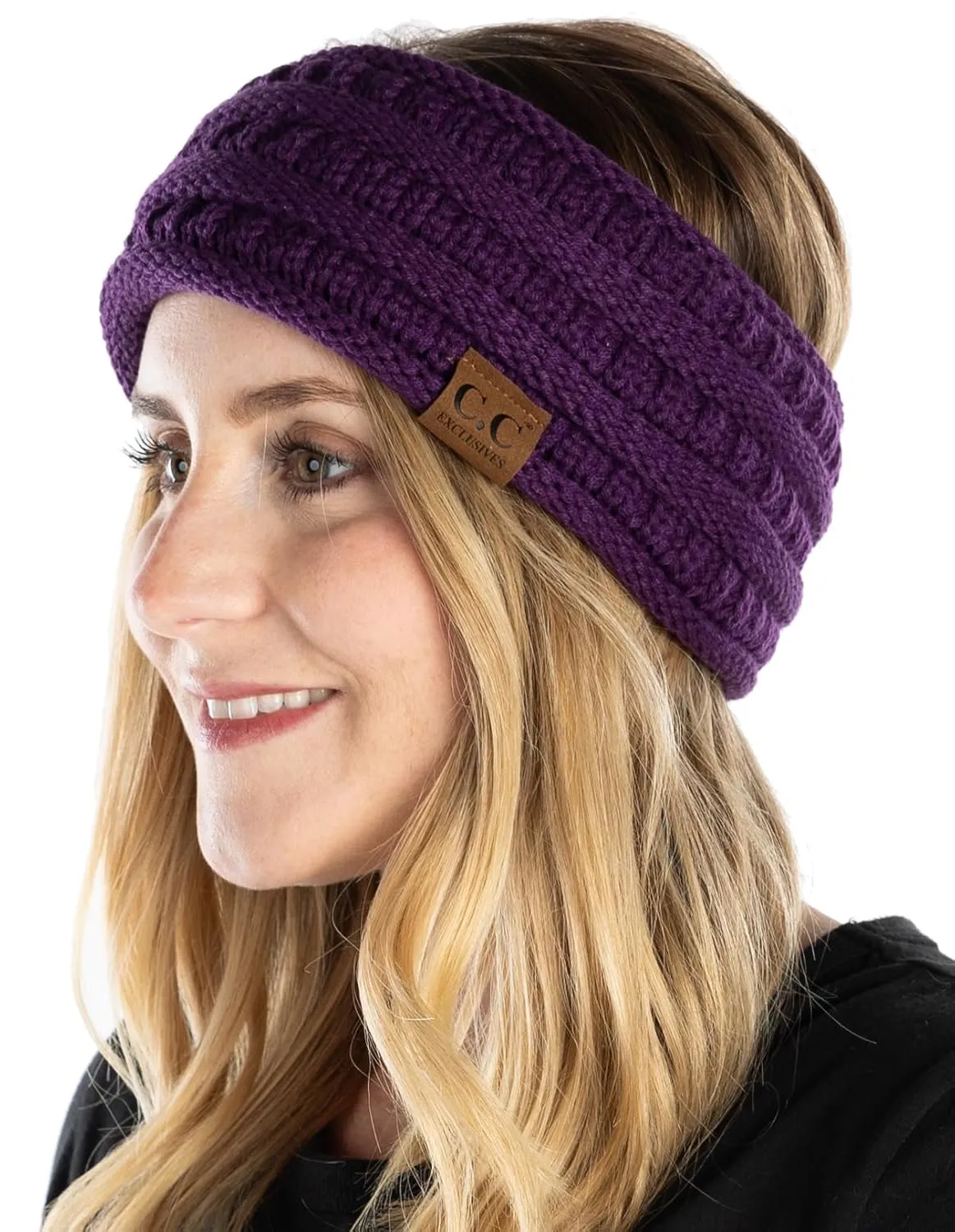 Fleece Lined Ponytail Headwrap