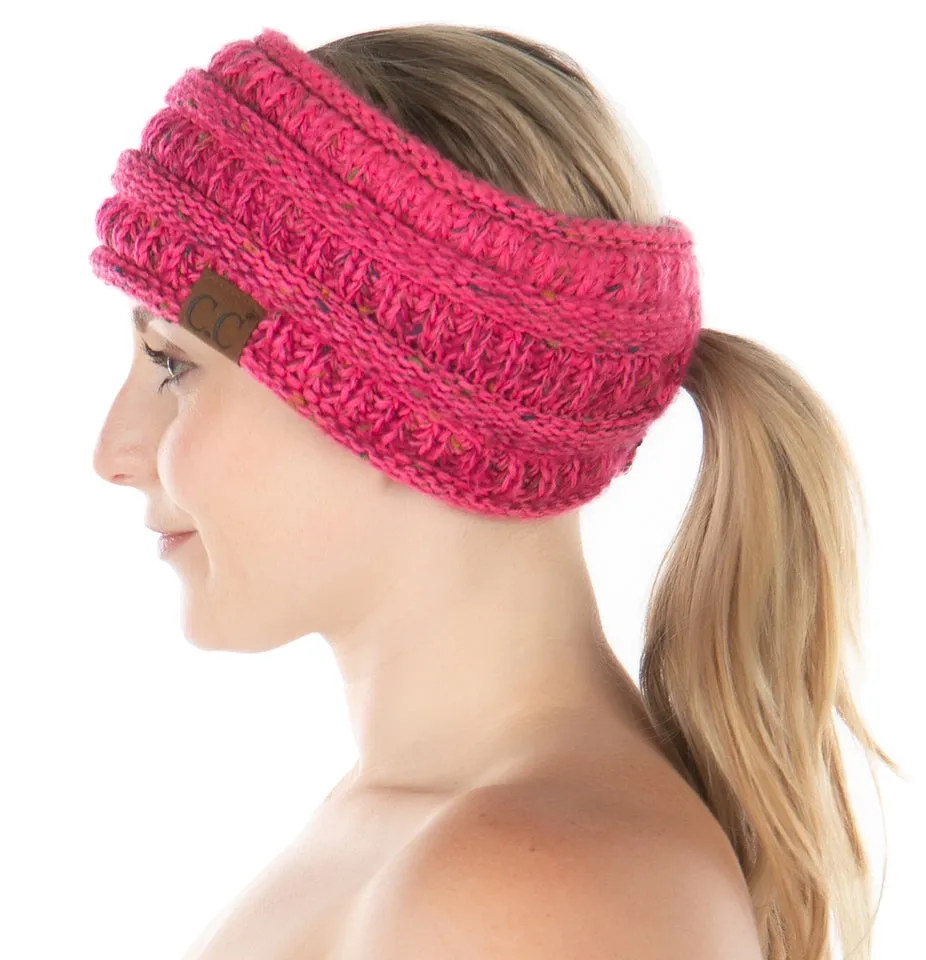 Fleece Lined Ponytail Headwrap
