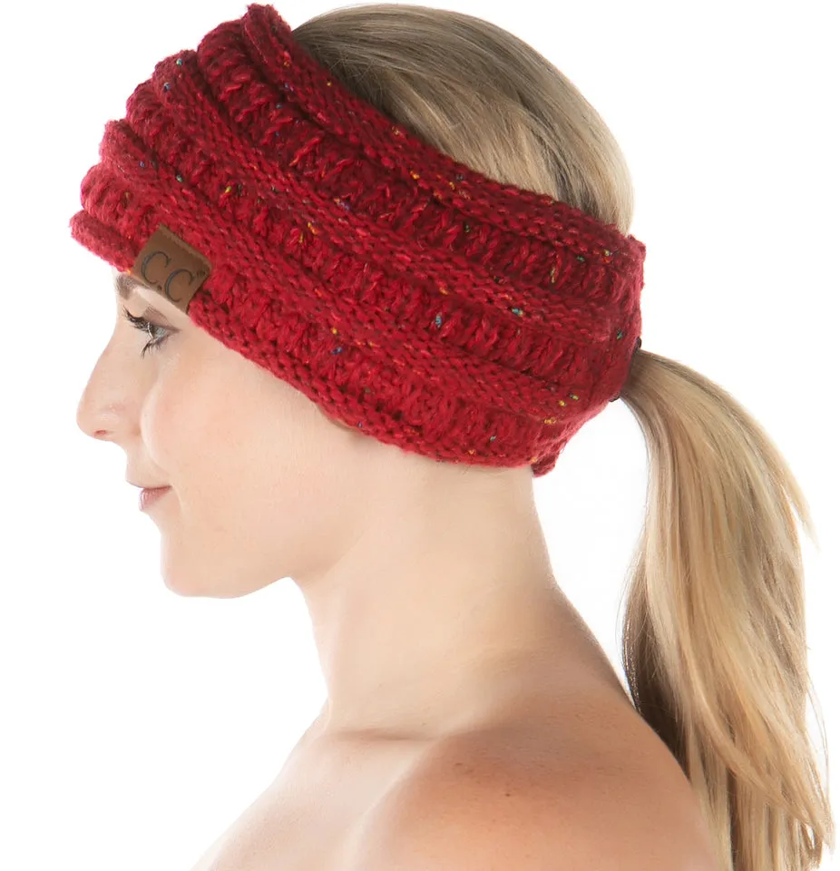Fleece Lined Ponytail Headwrap