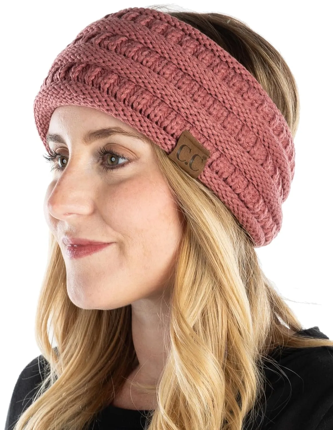 Fleece Lined Ponytail Headwrap