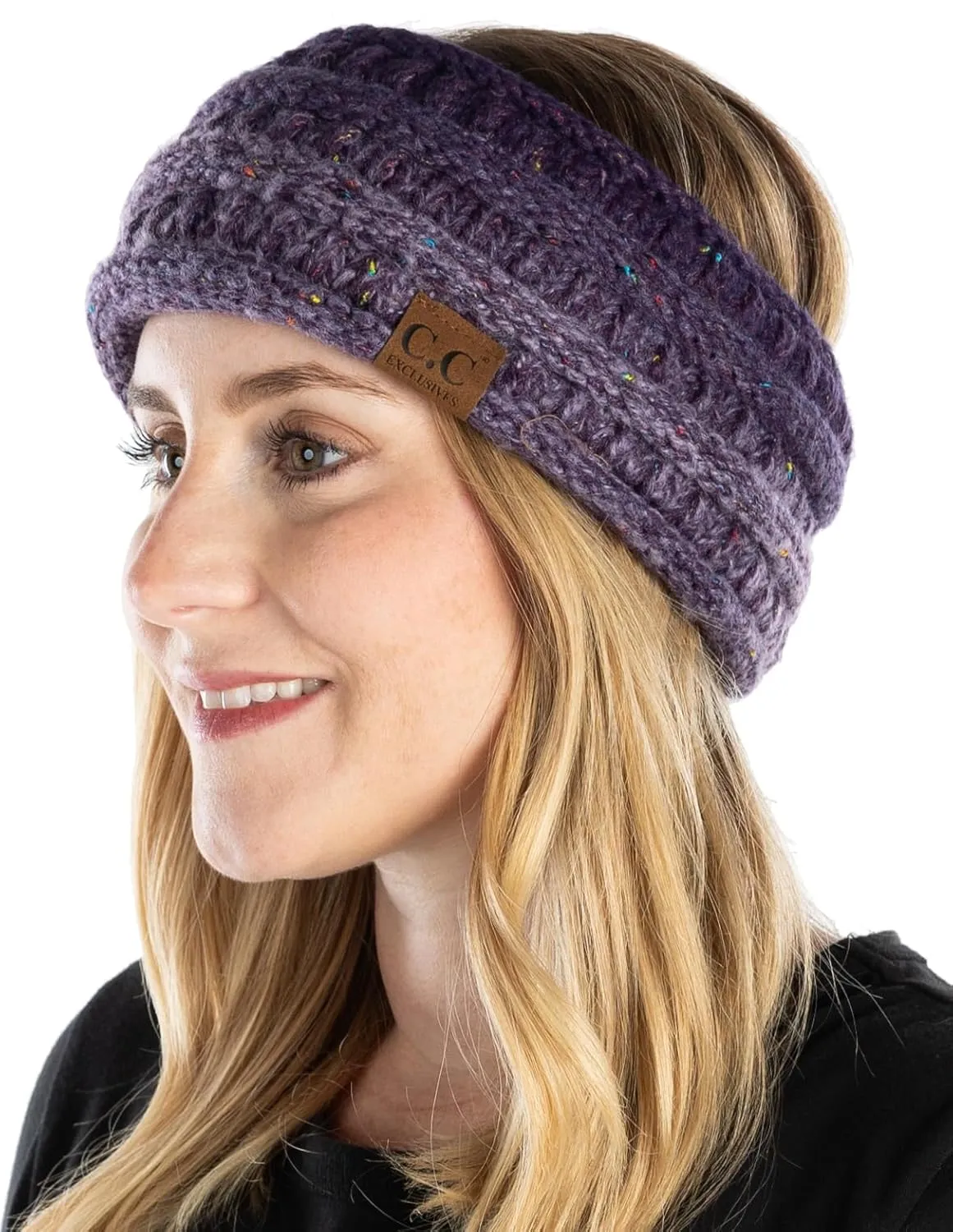 Fleece Lined Ponytail Headwrap