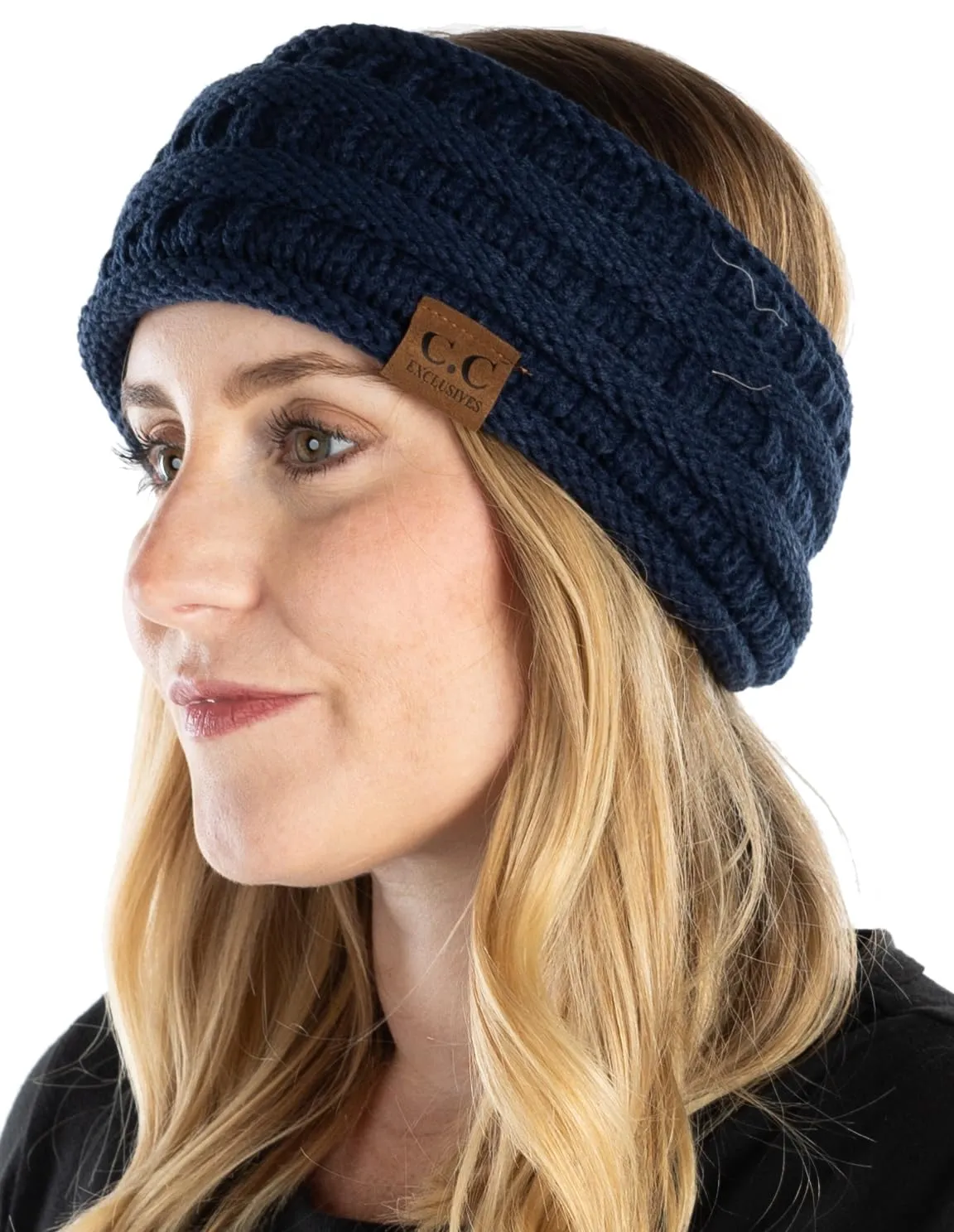 Fleece Lined Ponytail Headwrap