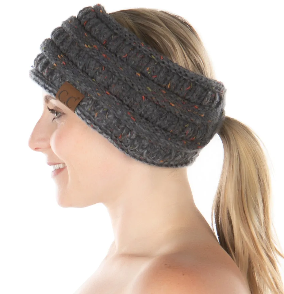 Fleece Lined Ponytail Headwrap