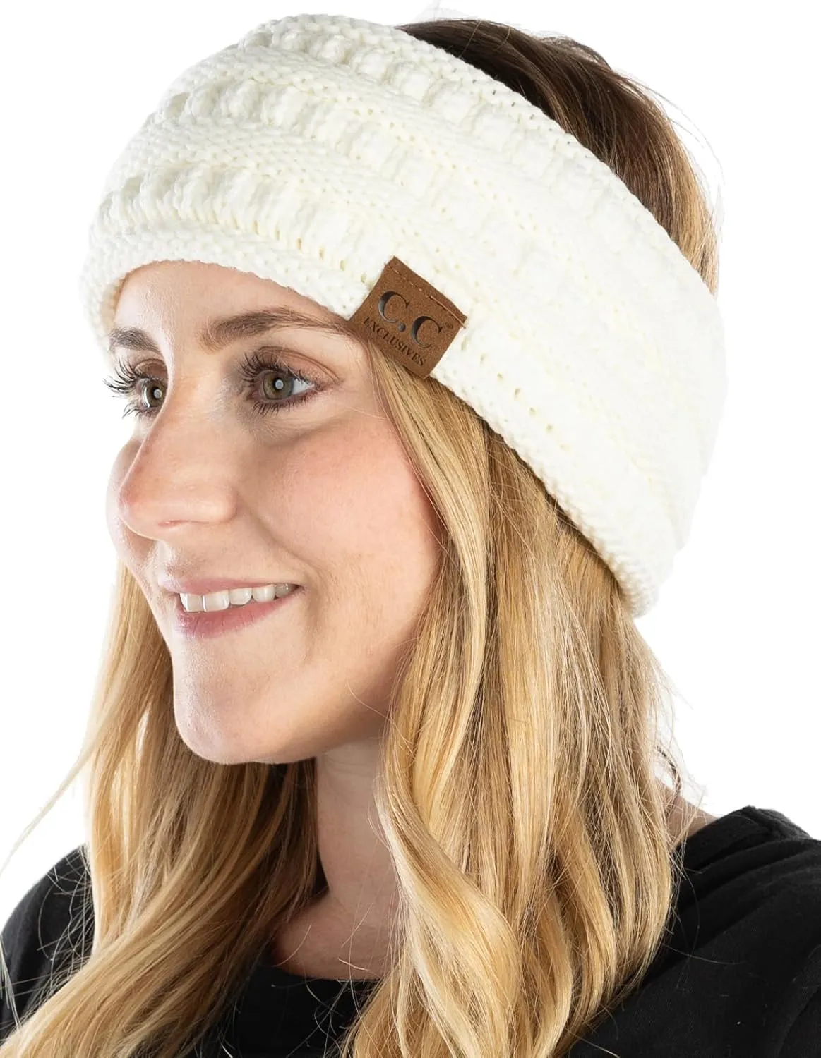 Fleece Lined Ponytail Headwrap