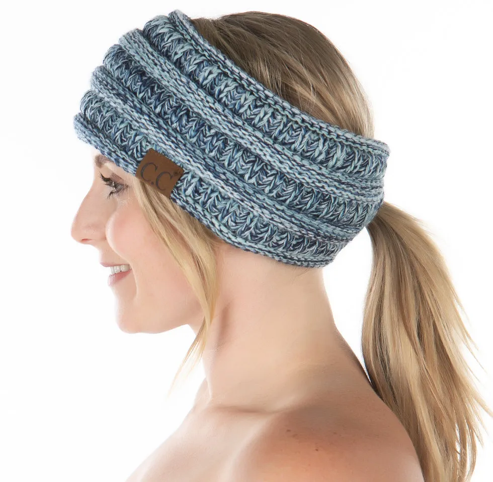 Fleece Lined Ponytail Headwrap