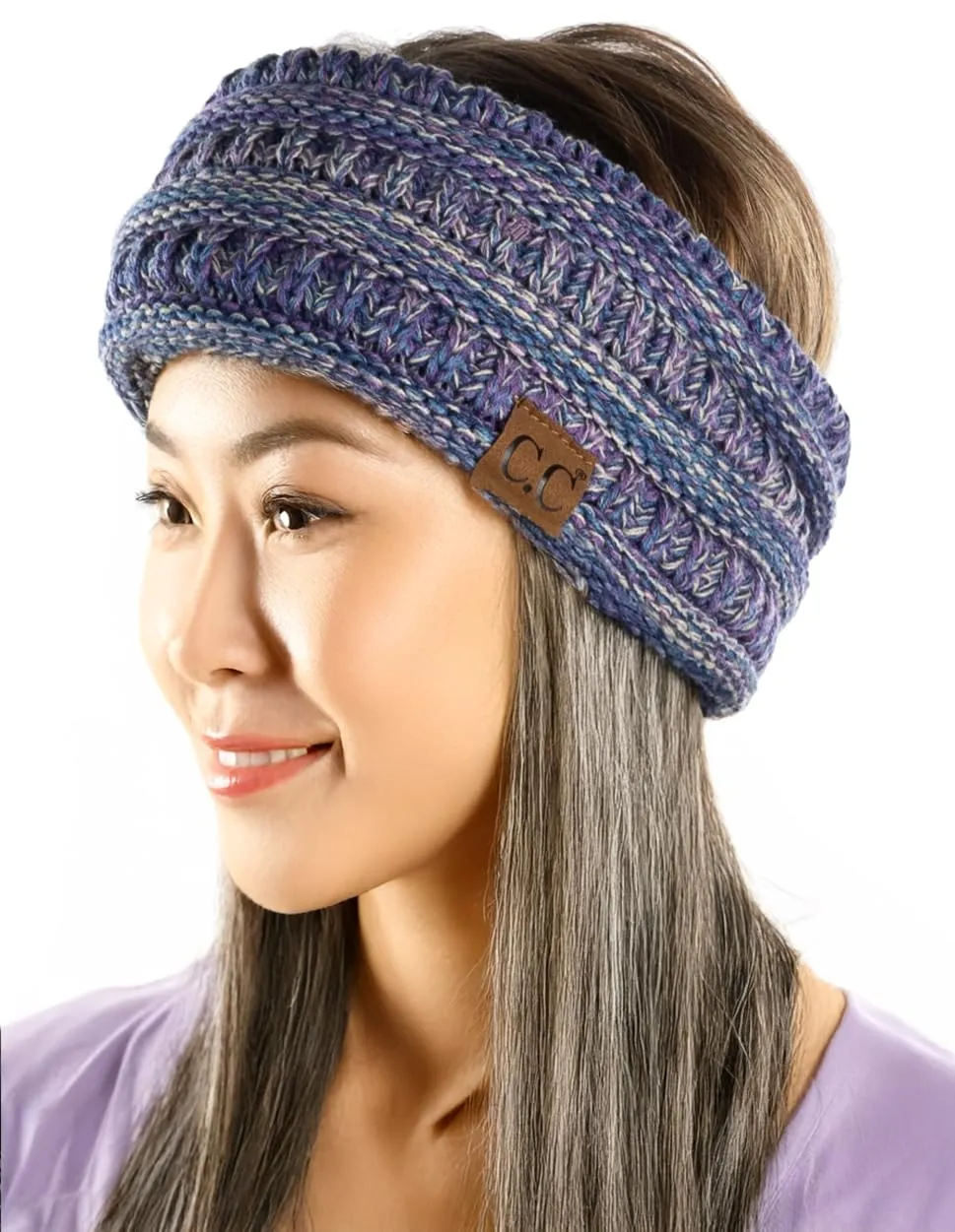 Fleece Lined Ponytail Headwrap