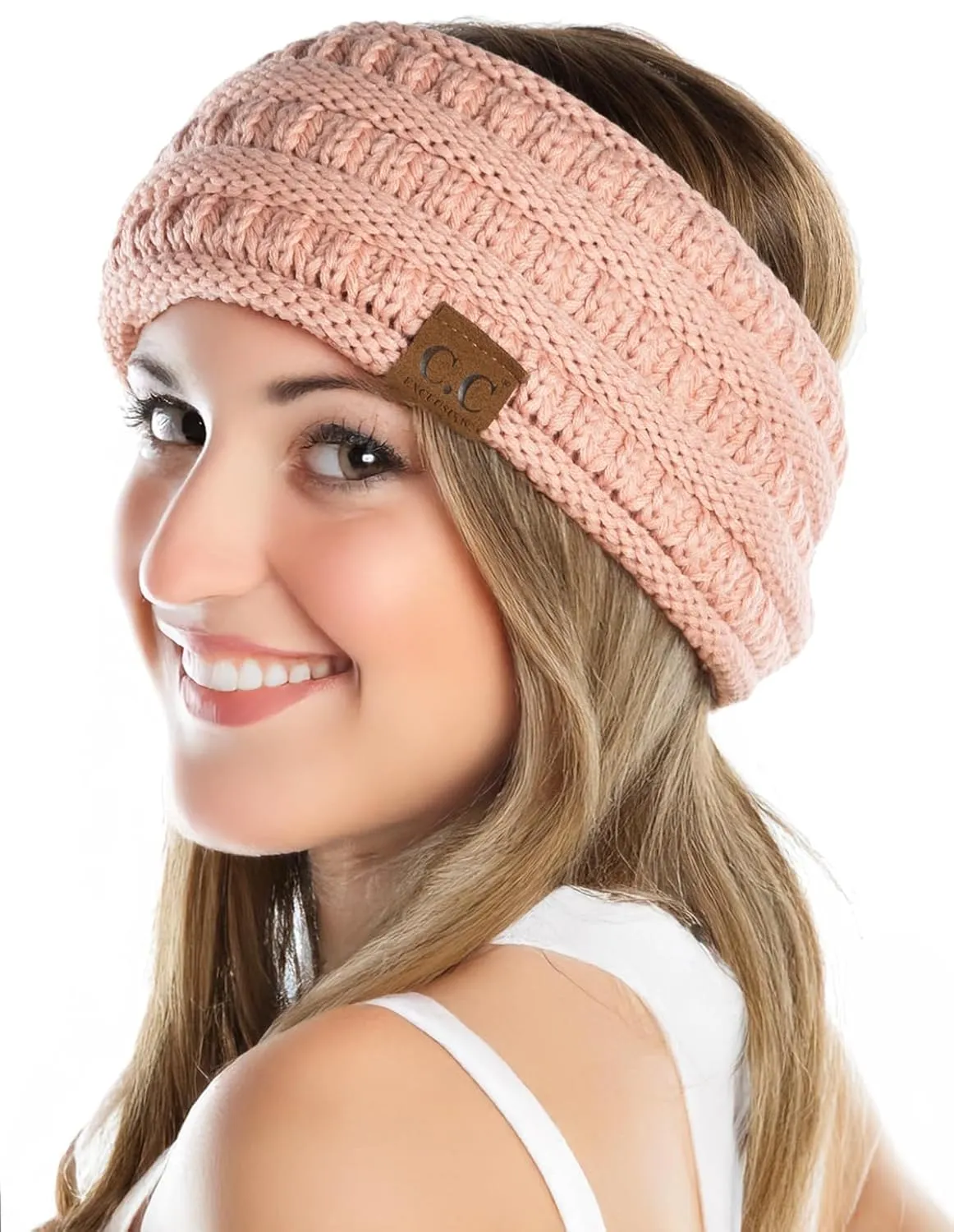 Fleece Lined Ponytail Headwrap