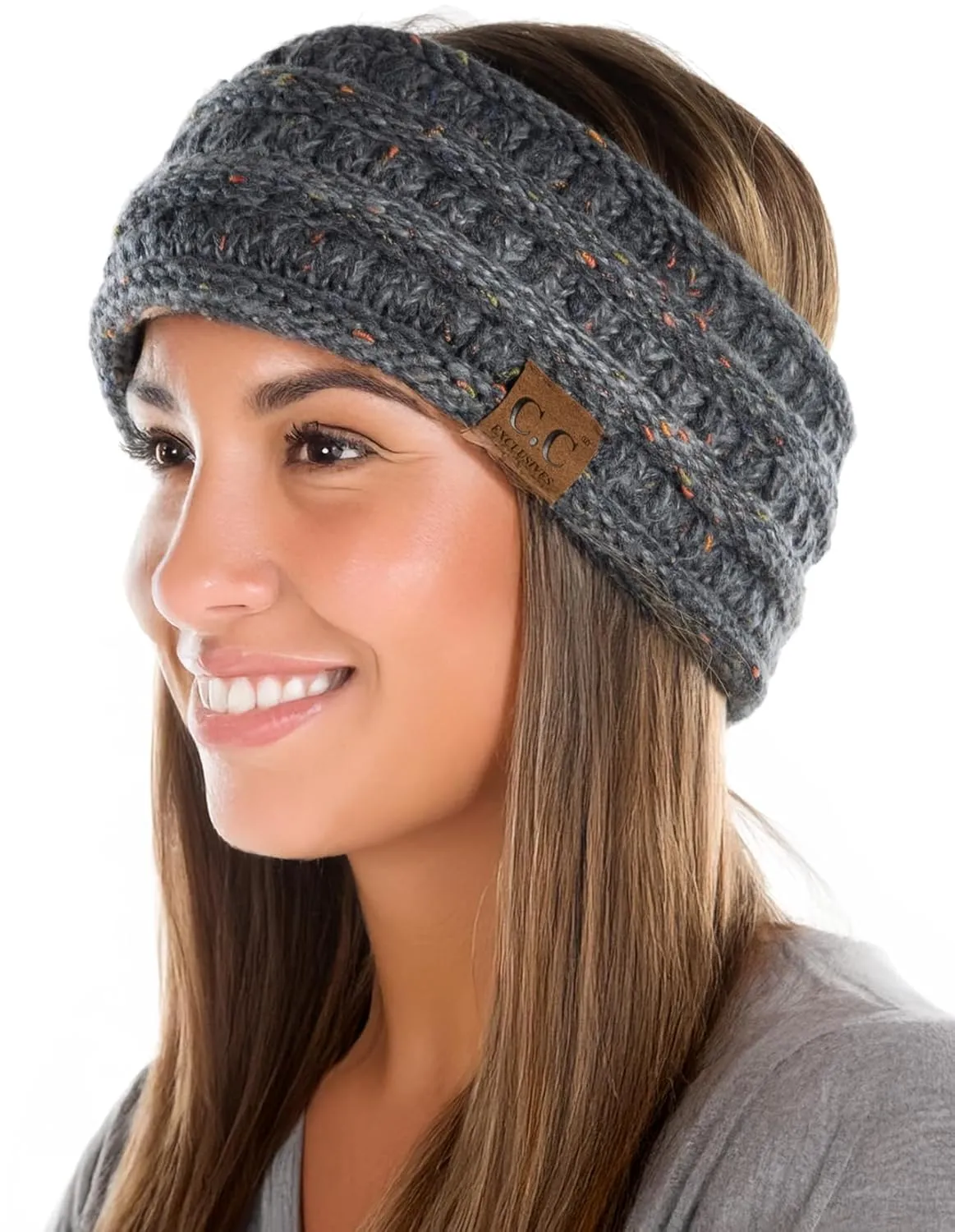 Fleece Lined Ponytail Headwrap