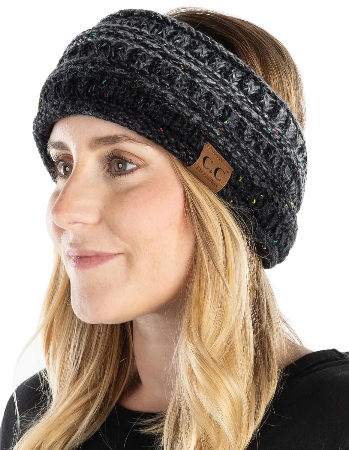 Fleece Lined Ponytail Headwrap