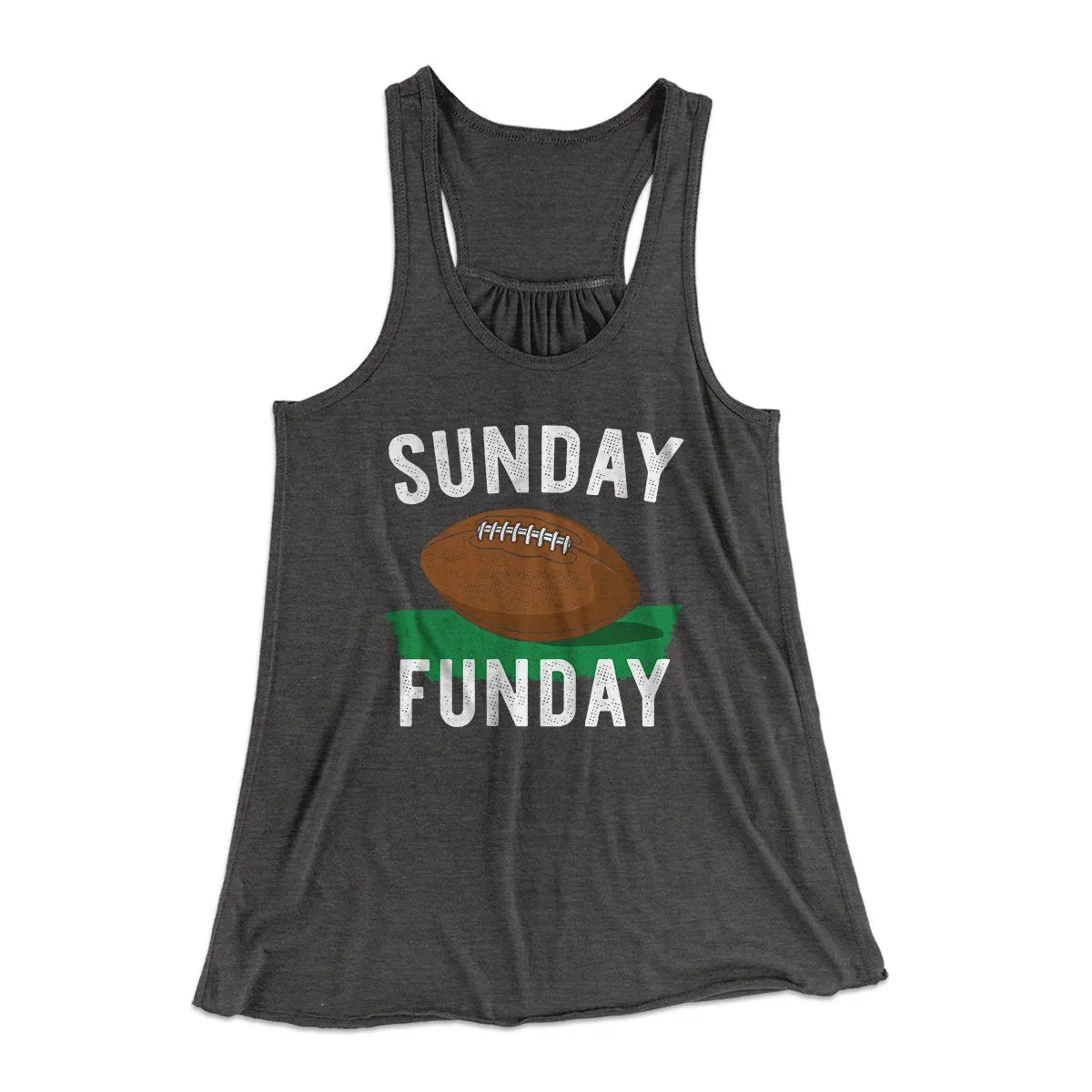 Football Sunday Funday Funny Women's Flowey Tank Top