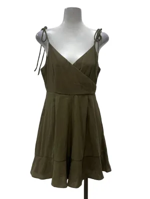 Forest Green Sleeveless Romper